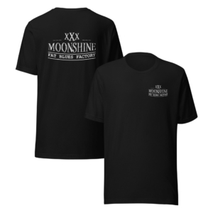 T-shirt unisexe « Moonshine XXX » impression blanche