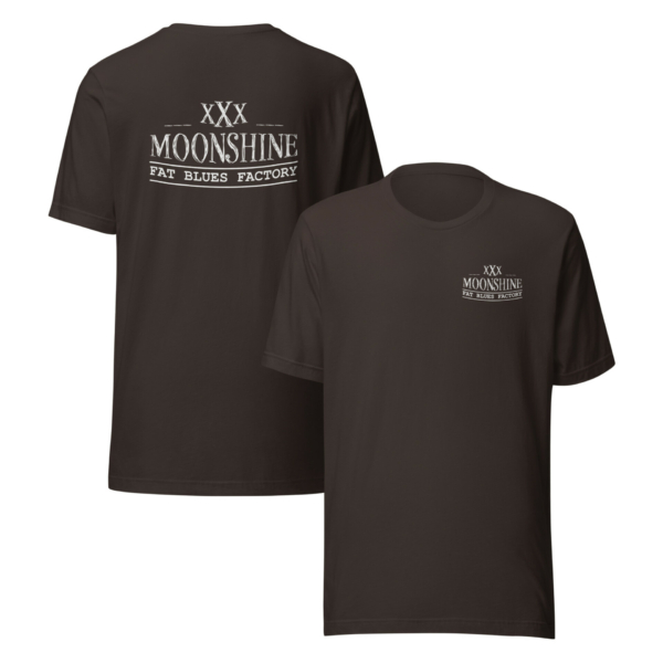 T-shirt unisexe « Moonshine XXX » impression blanche – Image 4