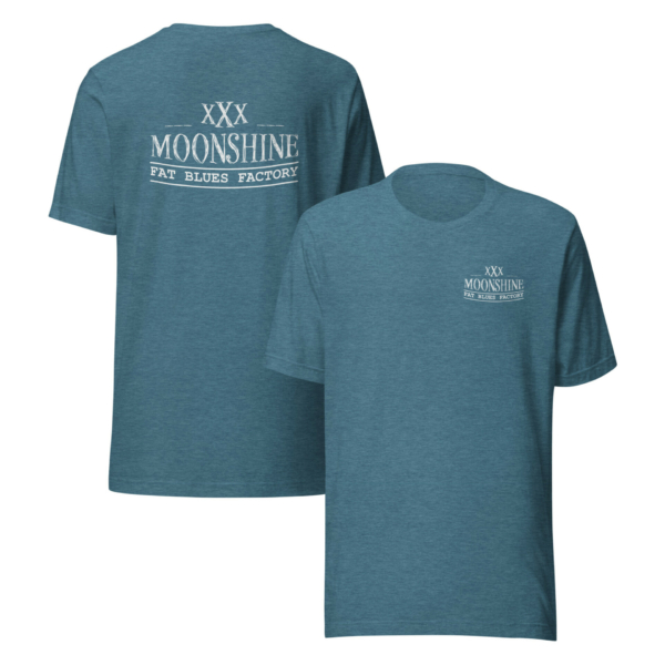 T-shirt unisexe « Moonshine XXX » impression blanche – Image 8