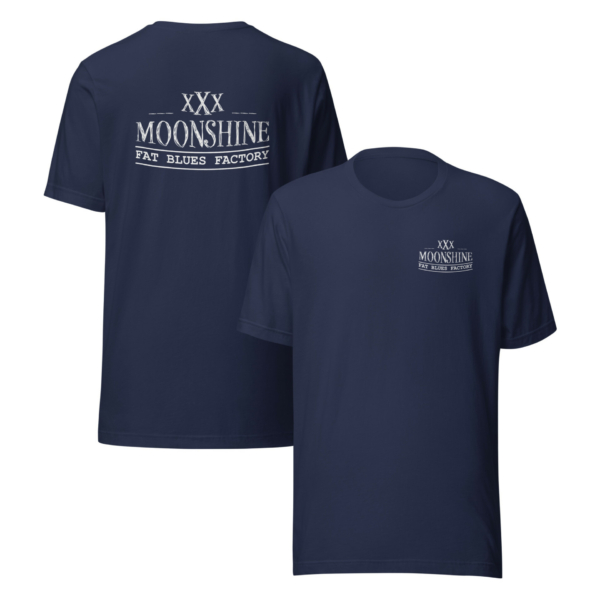 T-shirt unisexe « Moonshine XXX » impression blanche – Image 3